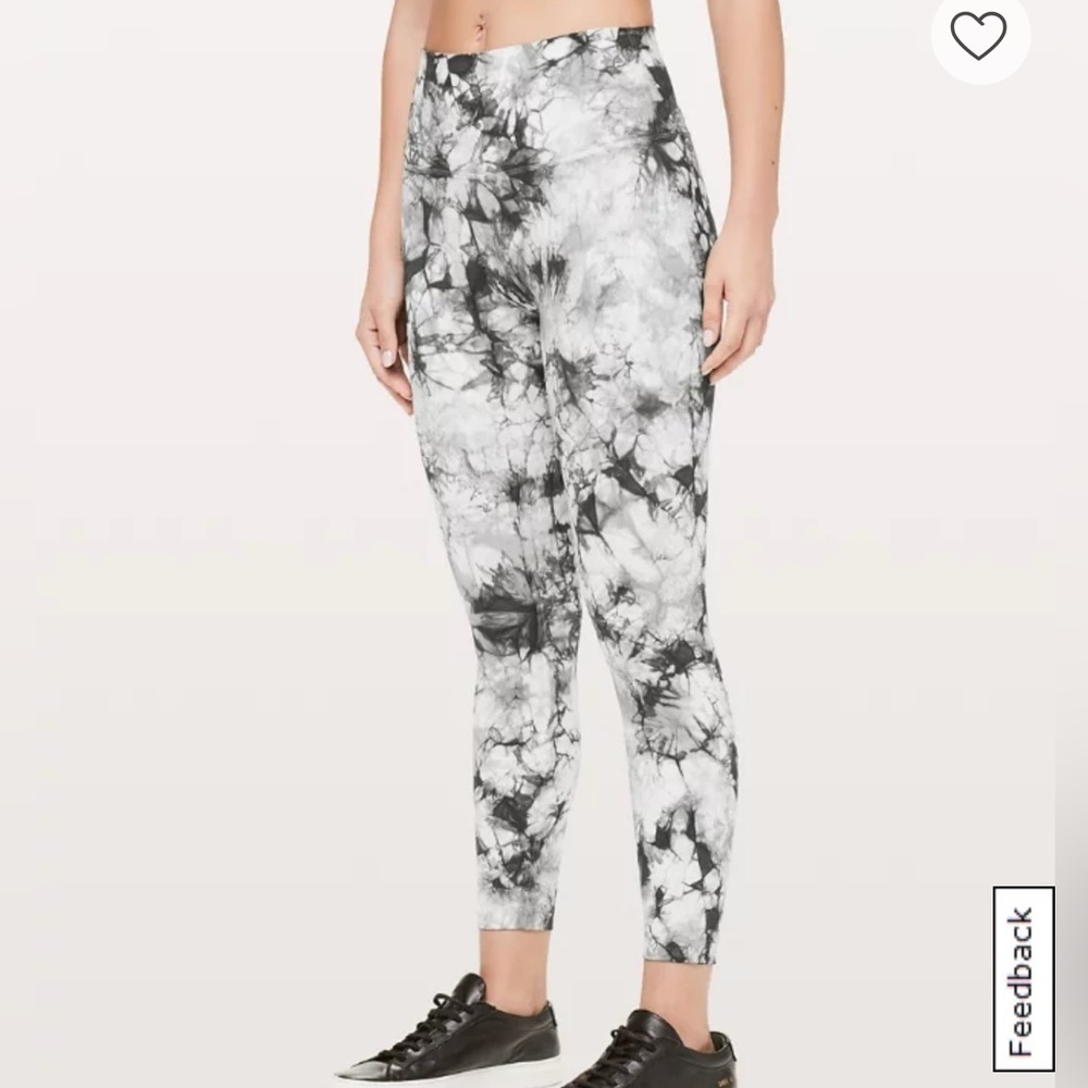 Lululemon Wunder Under Hi-Rise Dual Shibori Full-On Luxtreme 25" Size 8 Women’s